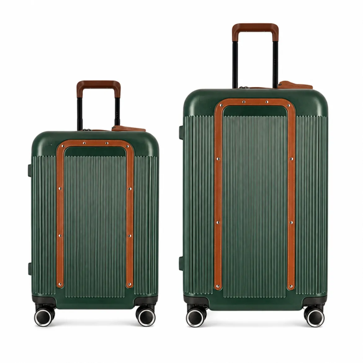 Duo de valises Green (Cabine + Medium) - Vert