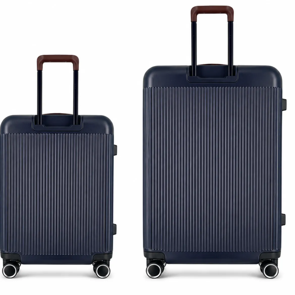 Duo de valises Green (Cabine + XL) - Bleu