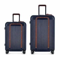 Duo de valises Green (Cabine + Medium) - Bleu