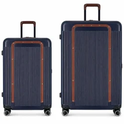 Duo de valises Green (Medium + XL) - Bleu