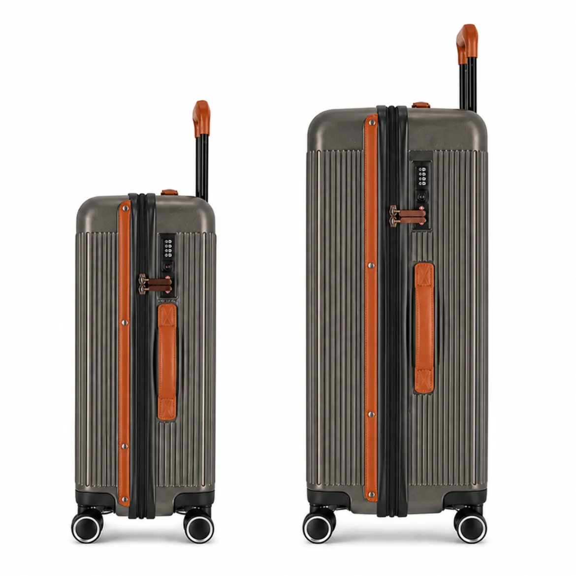 Duo de valises Green (Medium + XL) - Gris Anthracite