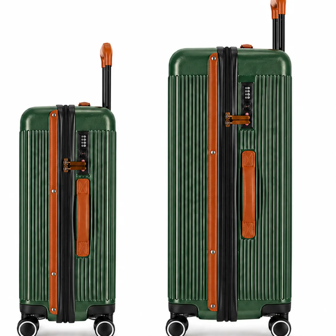 Duo de valises Green (Medium + XL) - Vert