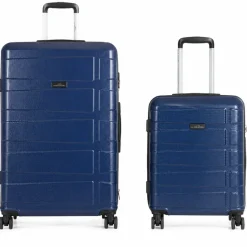 Duo de valises Lucky (Cabine + XL) - Bleu
