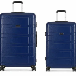 Duo de valises Lucky (Medium + XL) - Bleu
