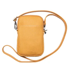 Etui téléphone Bianca avec sangle ajustable - Orange