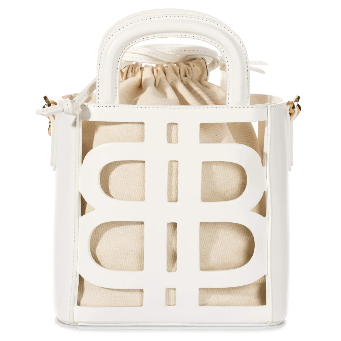 Sac à Main Seau LB - Blanc