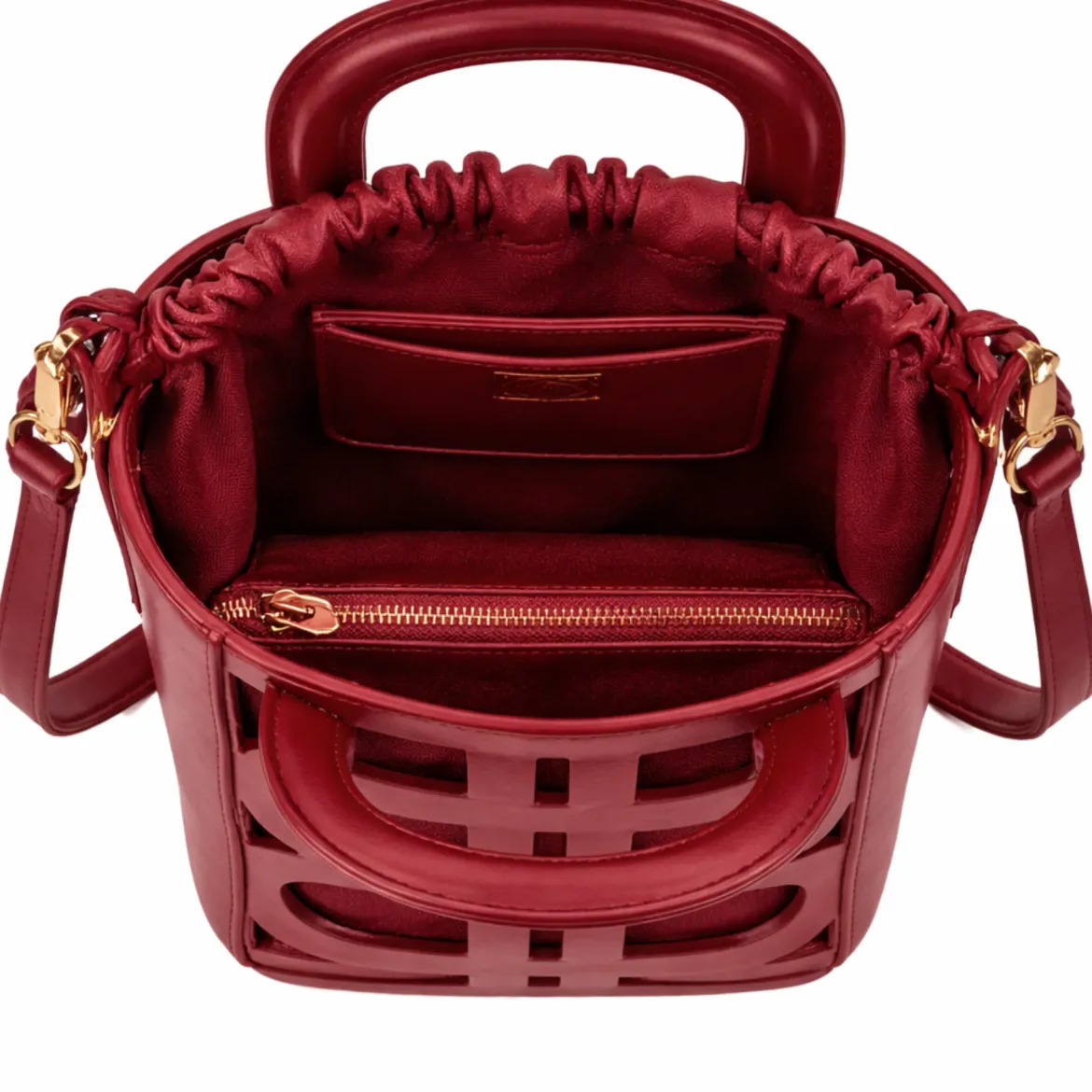 Sac à Main Seau LB - Bordeaux