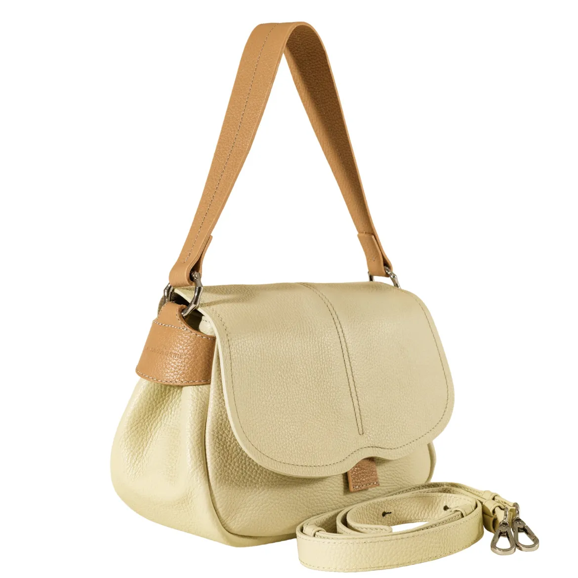 Sac ARIANA - Crème/ Marron