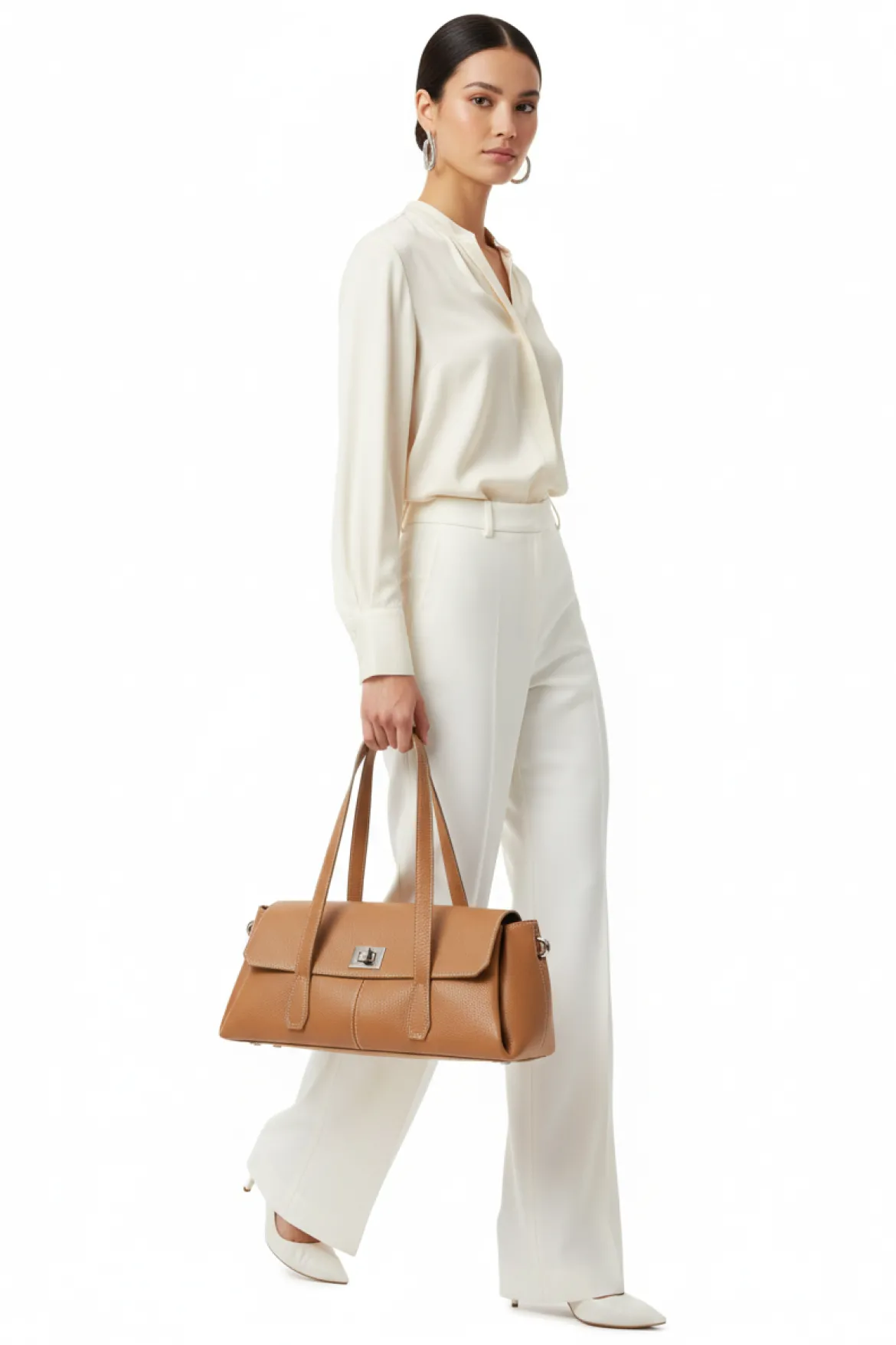 Sac baguette Viviana - Marron