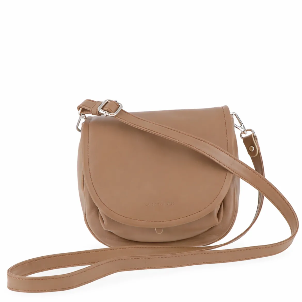 Sac Besace Porté Croisé Olivia - Gris Clair
