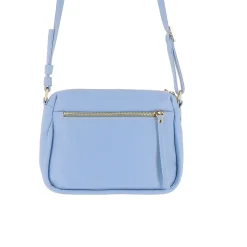Sac Porté Croisé 3 Zip - Bleu Acier