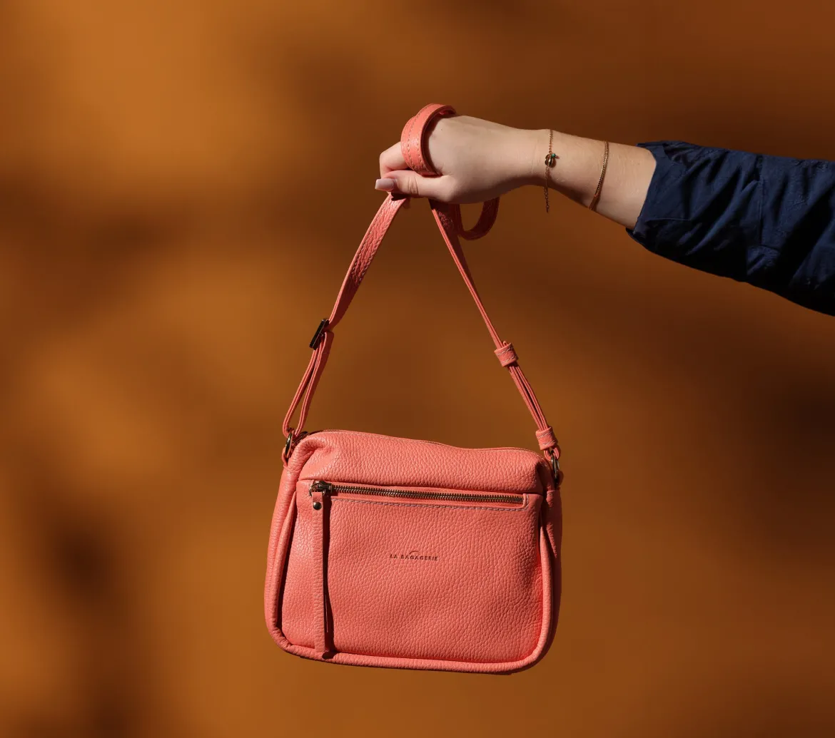 Sac Porté Croisé 3 Zip - Orange