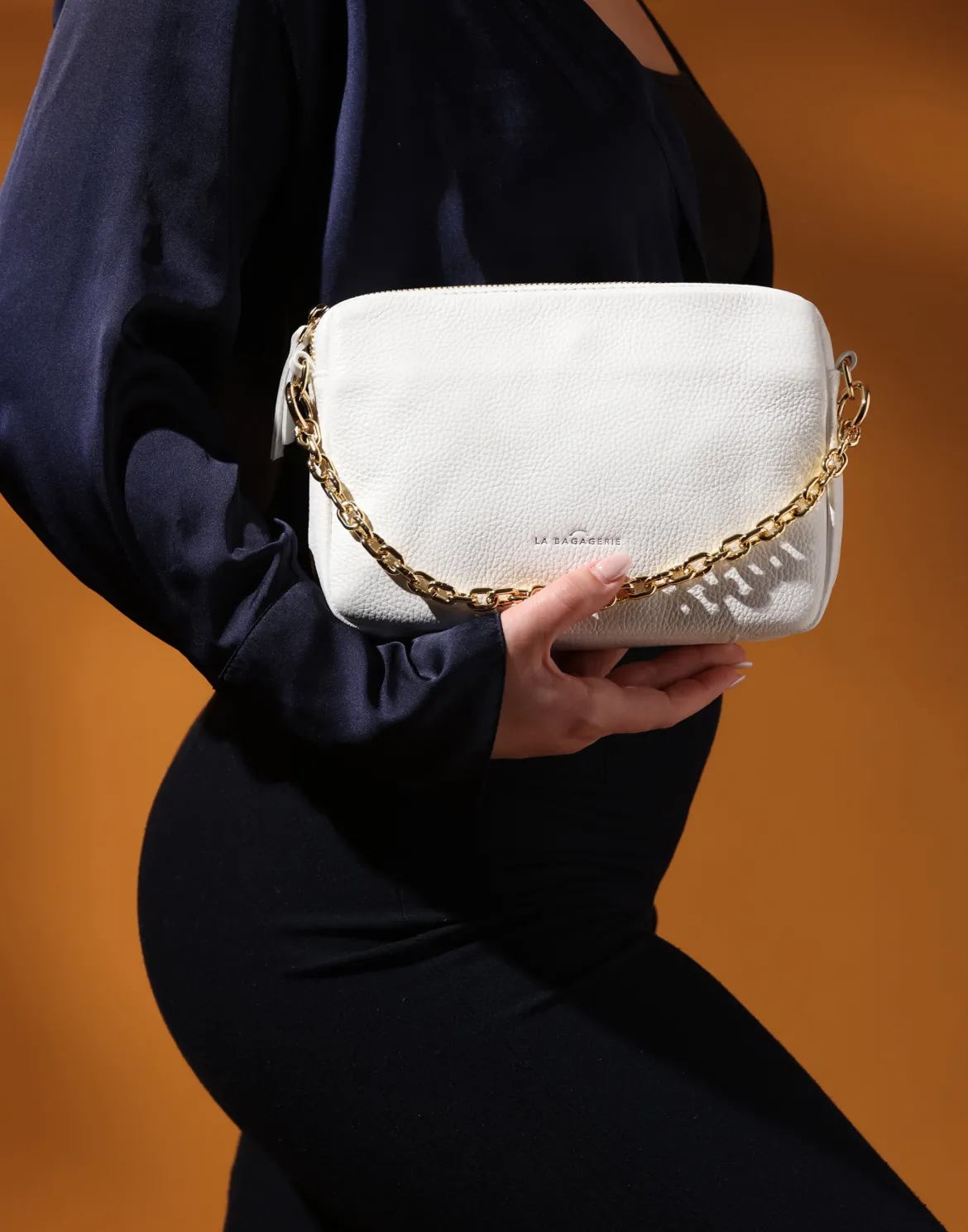 Sac Porté Épaule / Porté Croisé Emmanuelle - Blanc