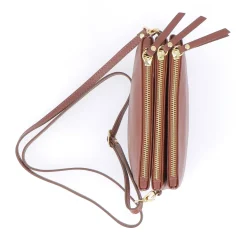 Sac Porté Épaule / Porté Croisé Le Trio - Marron