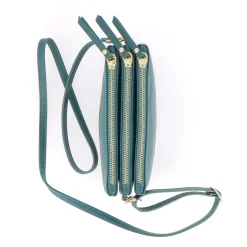 Sac Porté Épaule / Porté Croisé Le Trio - Vert