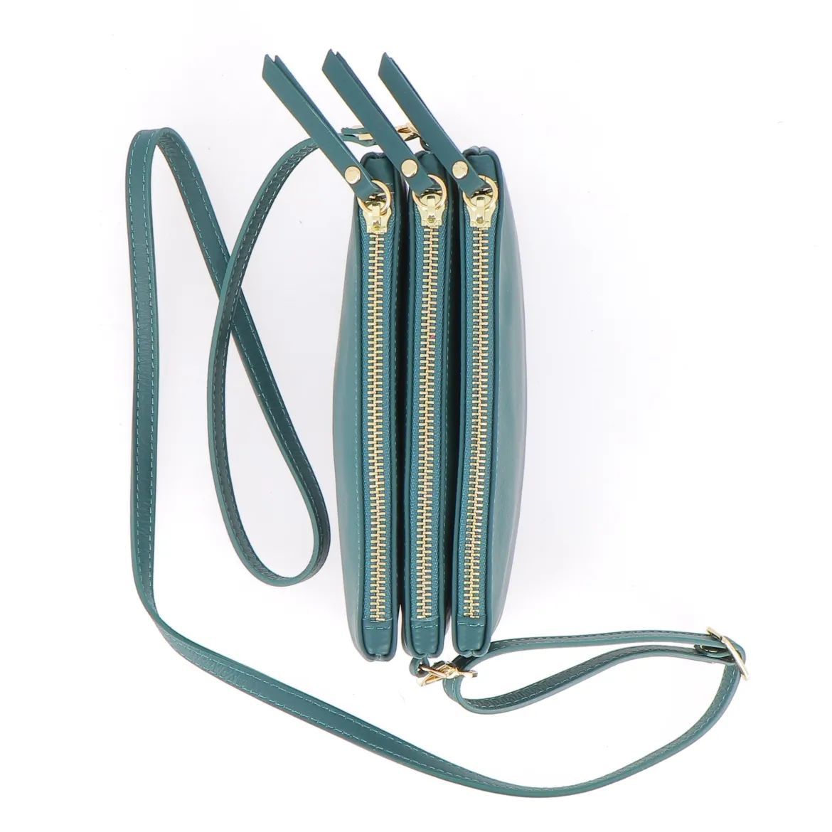 Sac Porté Épaule / Porté Croisé Le Trio - Vert