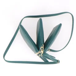 Sac Porté Épaule / Porté Croisé Le Trio - Vert