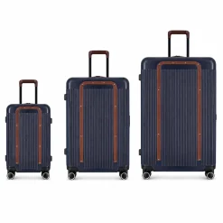 Trio de valises Green - Bleu