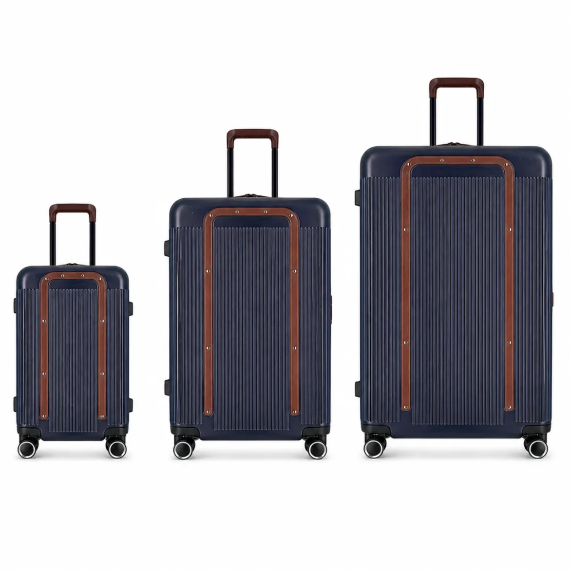 Trio de valises Green - Bleu