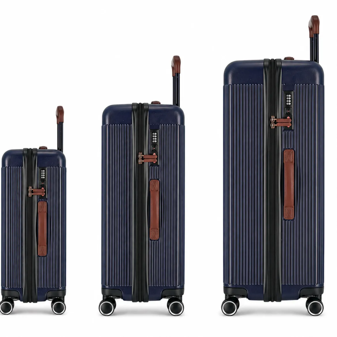 Trio de valises Green - Bleu