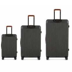 Trio de valises Green - Gris Anthracite
