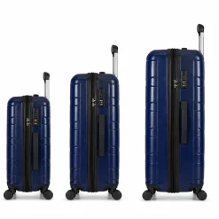 Trio de valises Lucky - Bleu