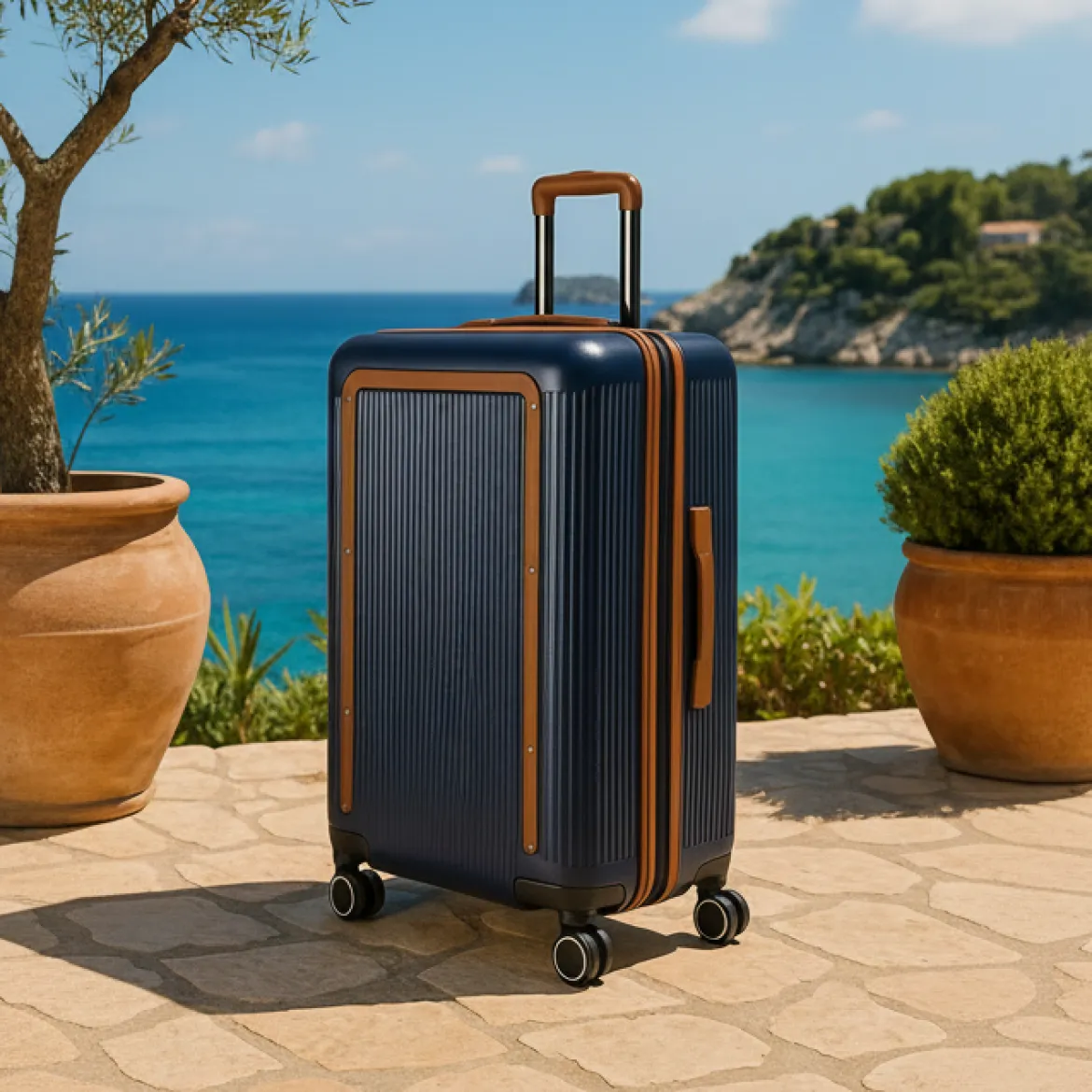 Valise Medium Green24 - Bleu